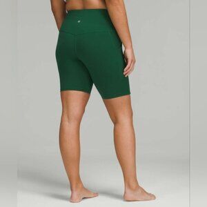NWOT Lululemon Align High-Rise Short with Pockets 8" (Everglade Green)